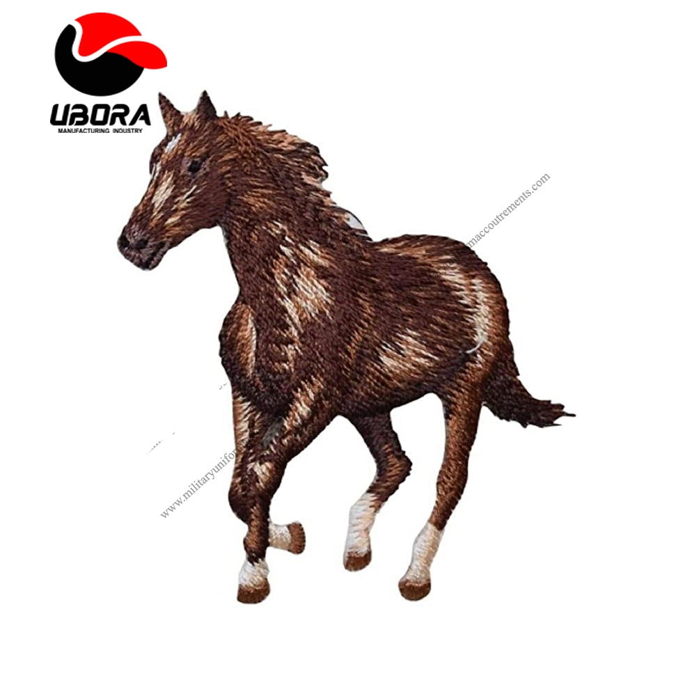 Spk Art Horse Galloping Animal, Cowboy Western Embroidery Applique Iron On Patch, Sew on Patches